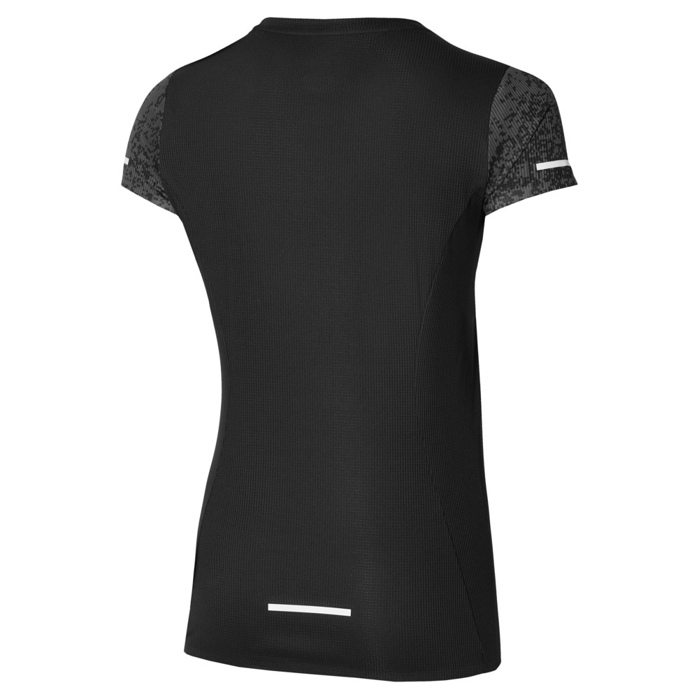 MIZUNO WOMENS PREMIUM AERO TEE - BLACK