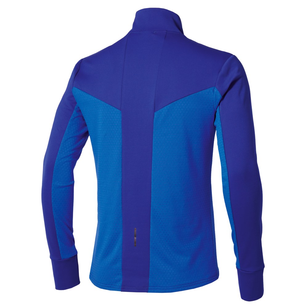 MIZUNO ACTIVE WARM HALF ZIP RUNNING TOP LS(M) - SODALITE BLUE