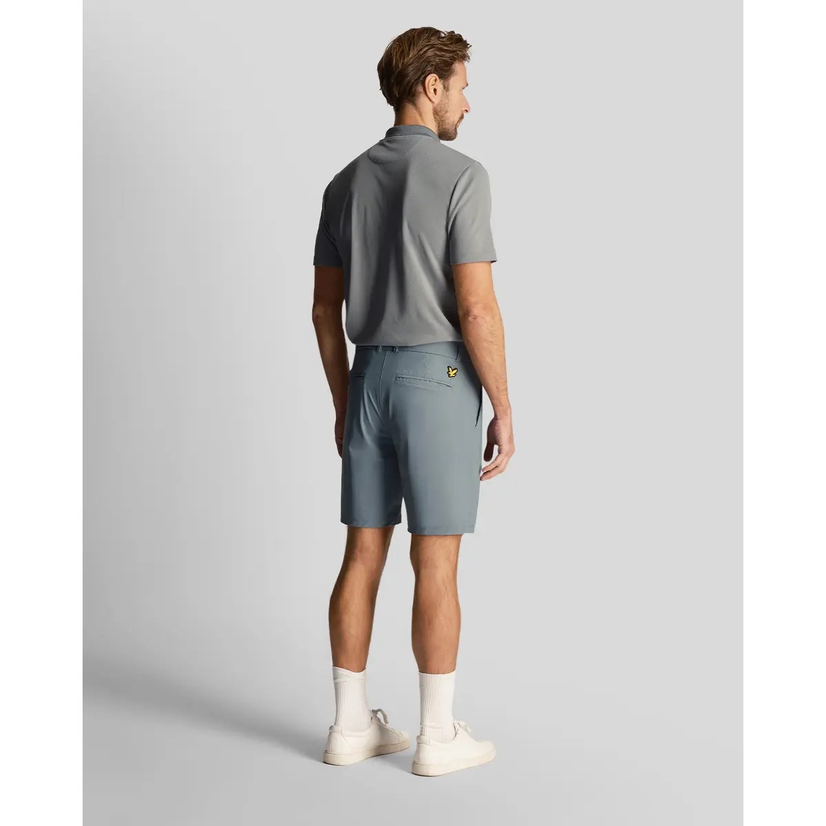 LYLE & SCOTT AIRLIGHT SHORTS - IRON BLUE