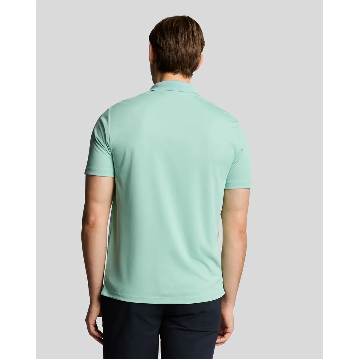 LYLE & SCOTT GOLF TECH POLO SHIRT - MINERAL TURQUOISE