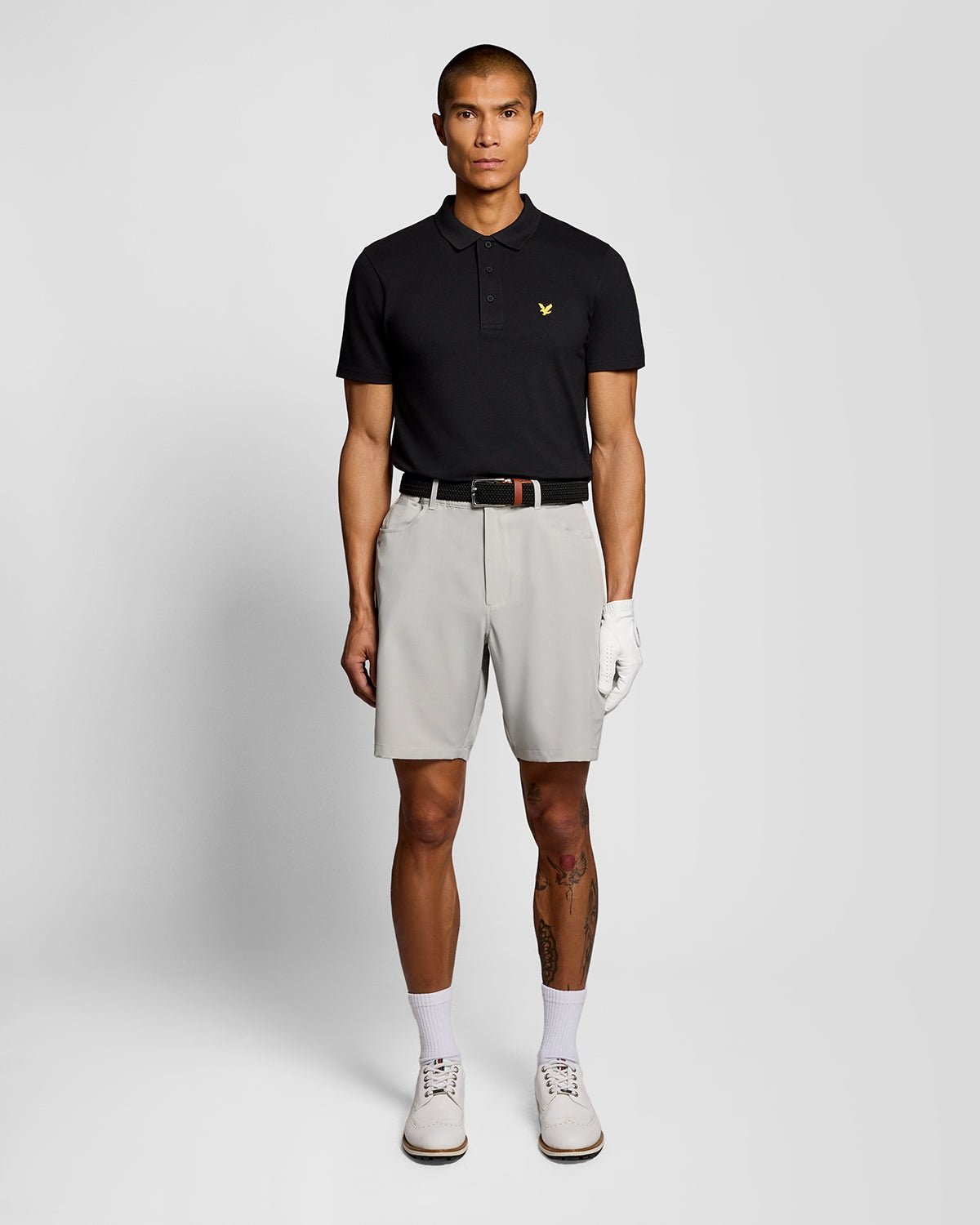 LYLE & SCOTT 5 POCKET GOLF SHORTS - CLOUD