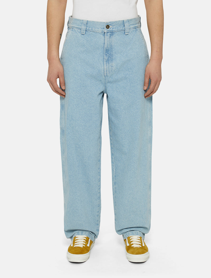 DICKIES MADISON DENIM PANT - VINTAGE AGED BLUE