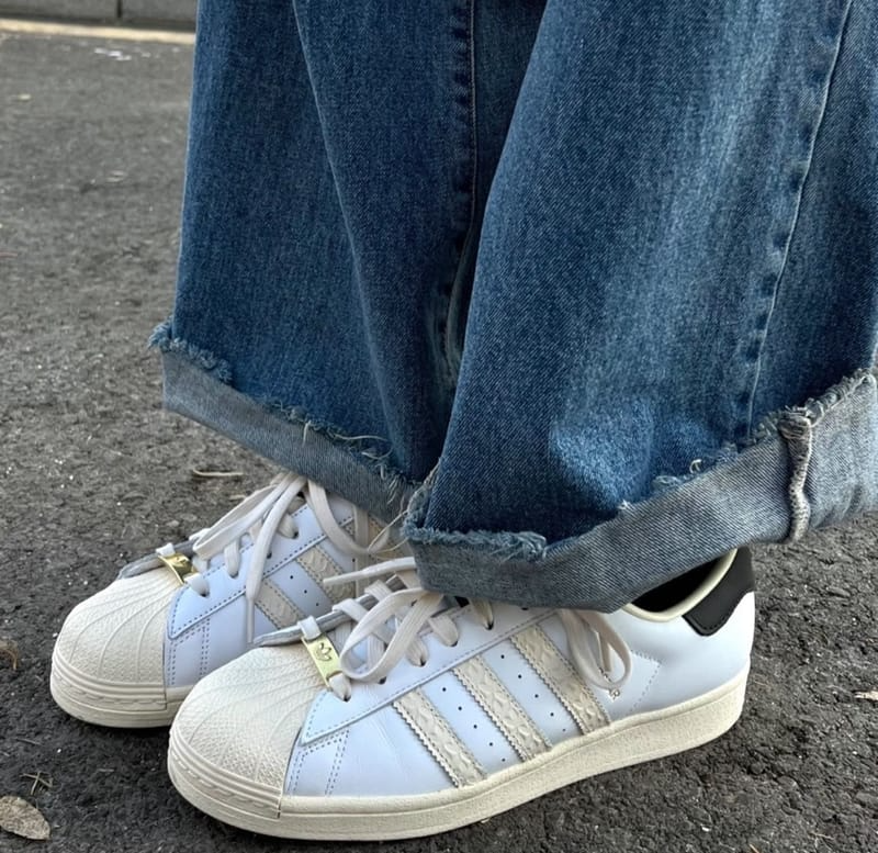 ADIDAS ORIGINALS SUPERSTAR TRAINERS - CLOUD WHITE/BLACK