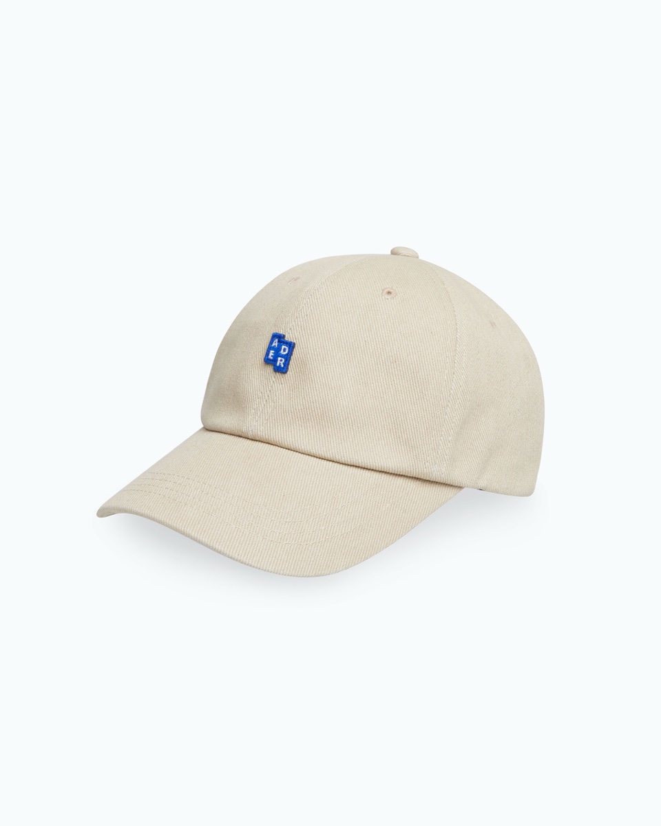 ADERERROR SIG BL TAG CAP 01 - OATMEAL