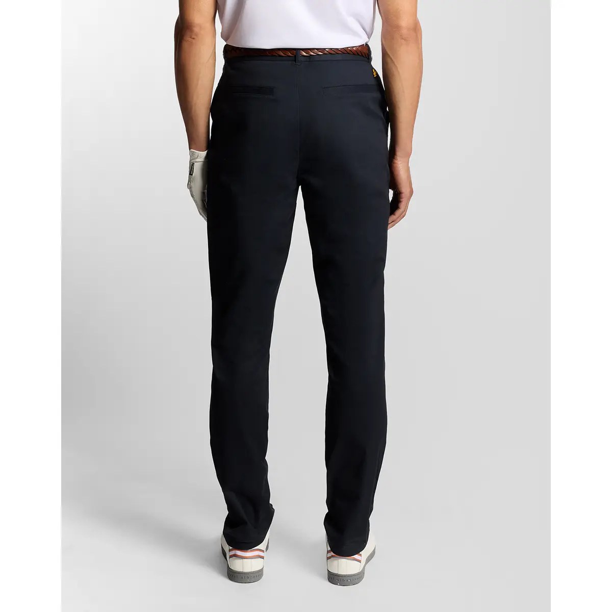 LYLE & SCOTT COURSE STRETCH CHINO TROUSERS - DARK NAVY