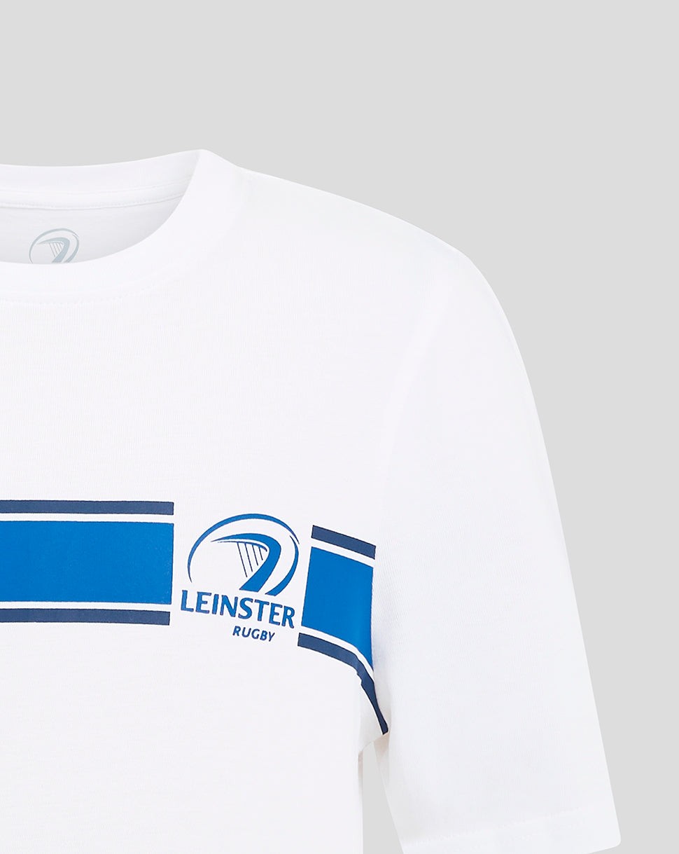 CASTORE LEINSTER CLASSIC COTTON TEE JUNIOR - BRILLIANT WHITE