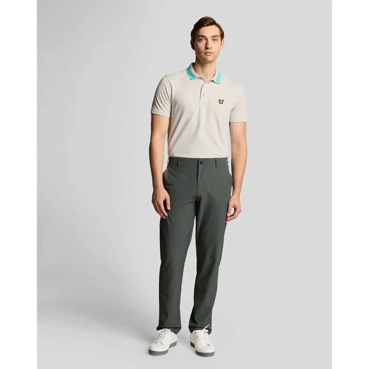 LYLE & SCOTT 5 POCKET GOLF TROUSERS - GRANITE
