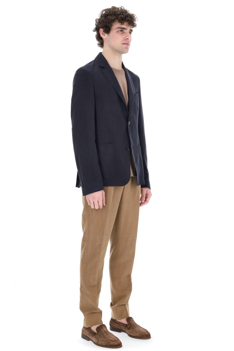 OFFICINE GENERALE NEHEMIAH JACKET - NIGHT SKY