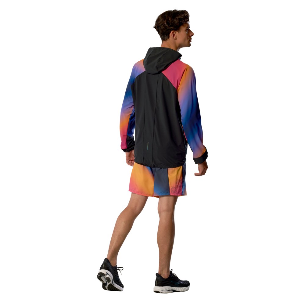 MIZUNO ACTIVE ALPHA HODDED RUNNING JACKET(M) - YUUYAKE