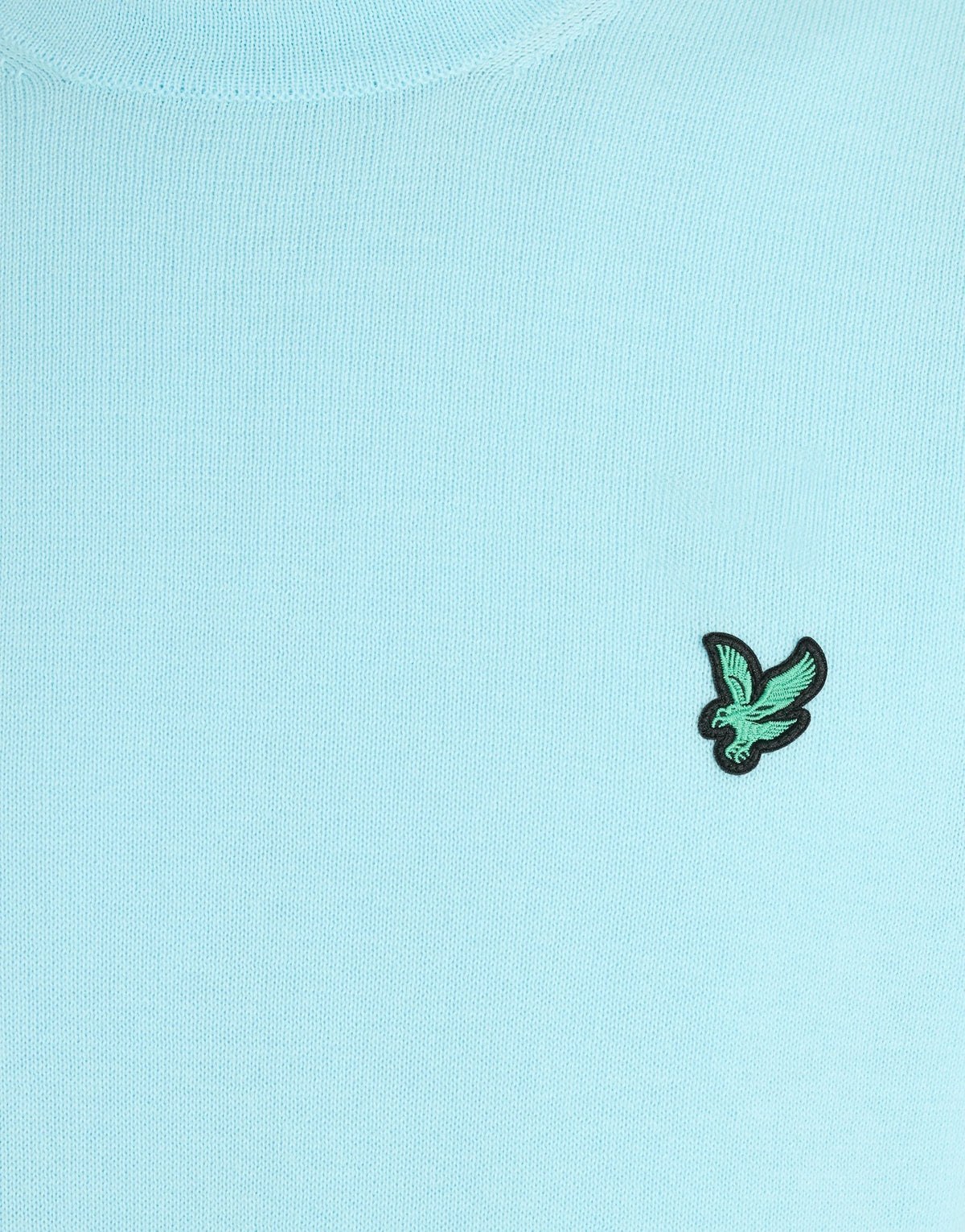 LYLE & SCOTT GOLF POLYBLEND CREW NECK PULLOVER - SEA BREEZE BLUE