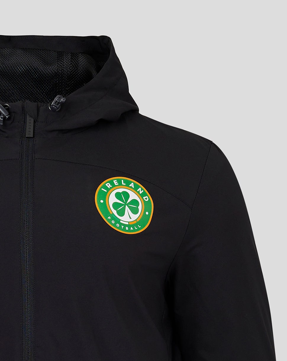 CASTORE FAI PLAYERS RAIN JACKET JUNIOR - CAVIAR
