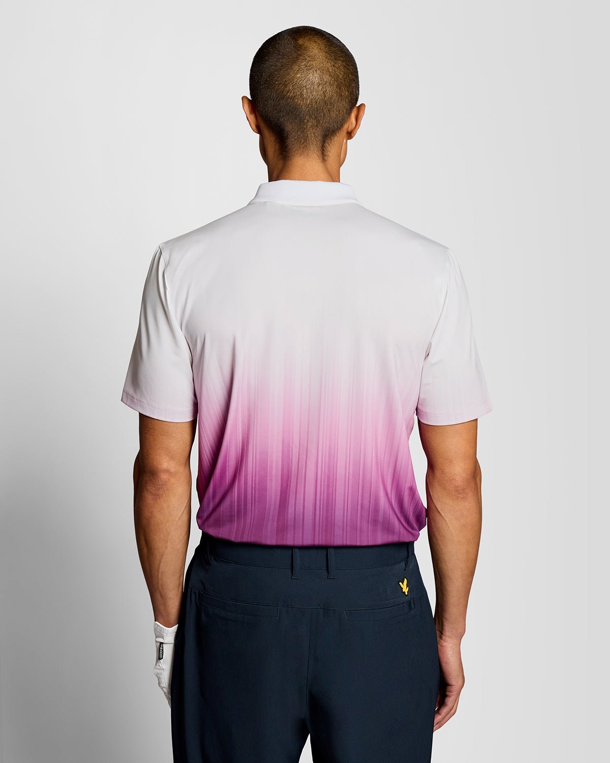 LYLE & SCOTT GOLF GRADIENT POLO - TECHNO PURPLE