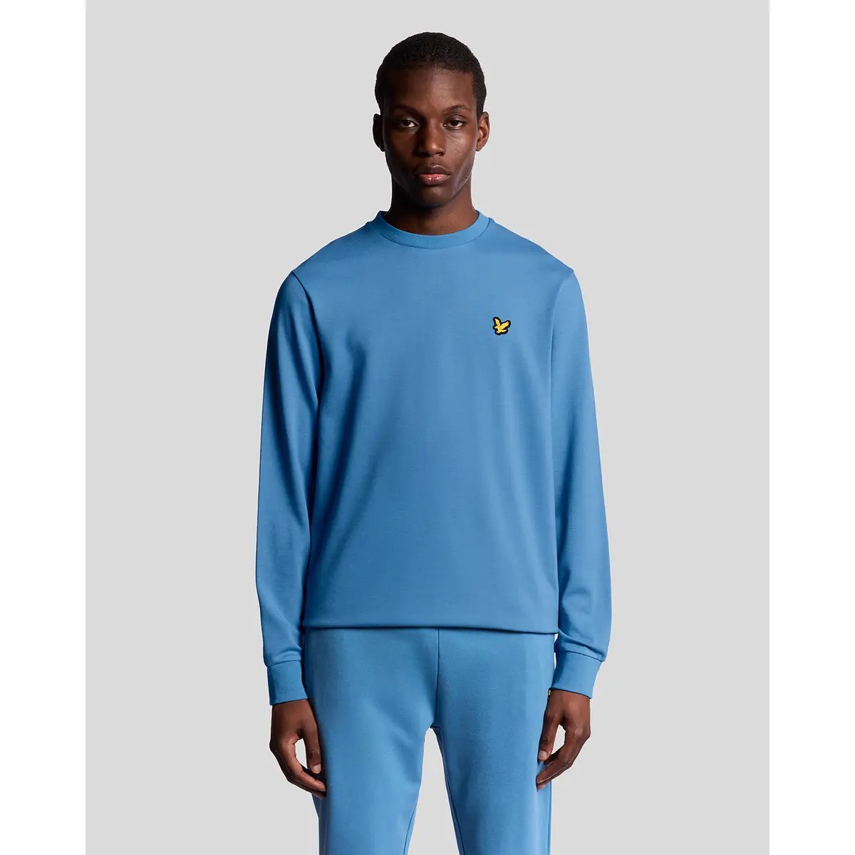 LYLE & SCOTT CREW NECK FLY FLEECE - PARISIAN BLUE