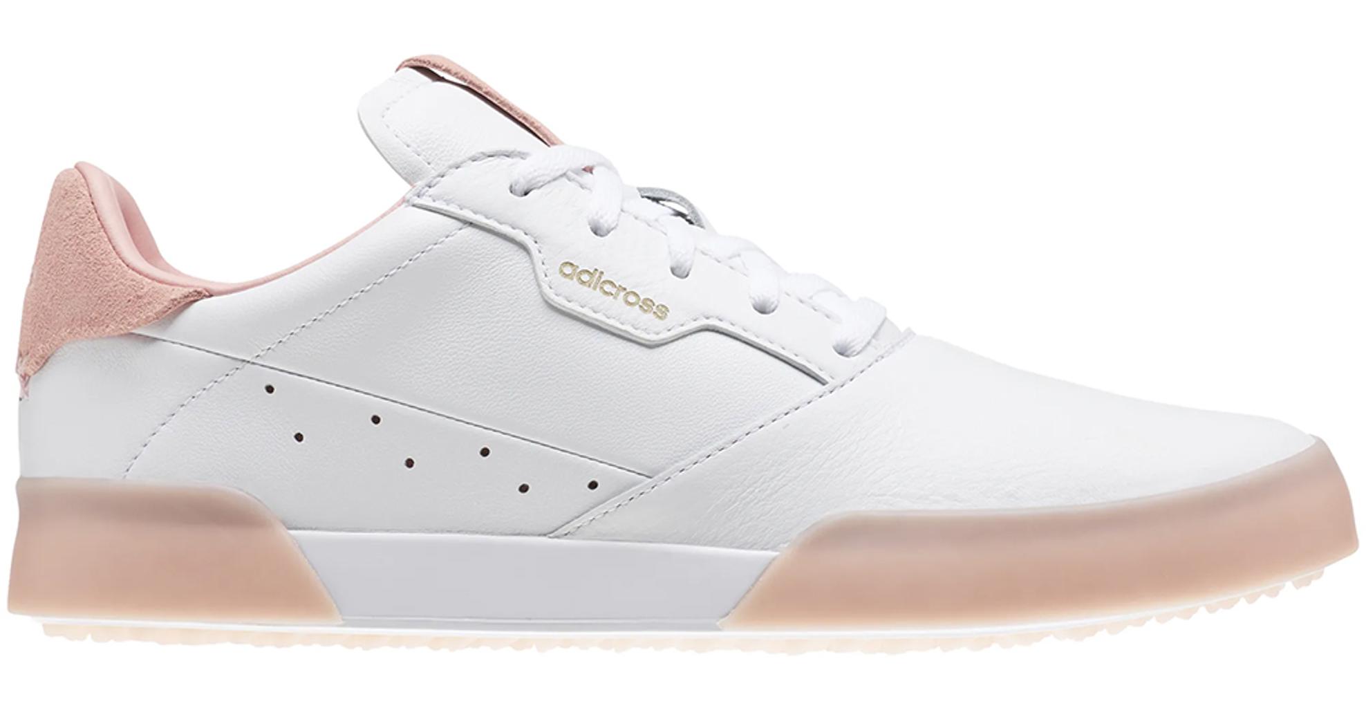 ADIDAS WOMENS ADICROSS RETRO GOLF SHOES - WHITE