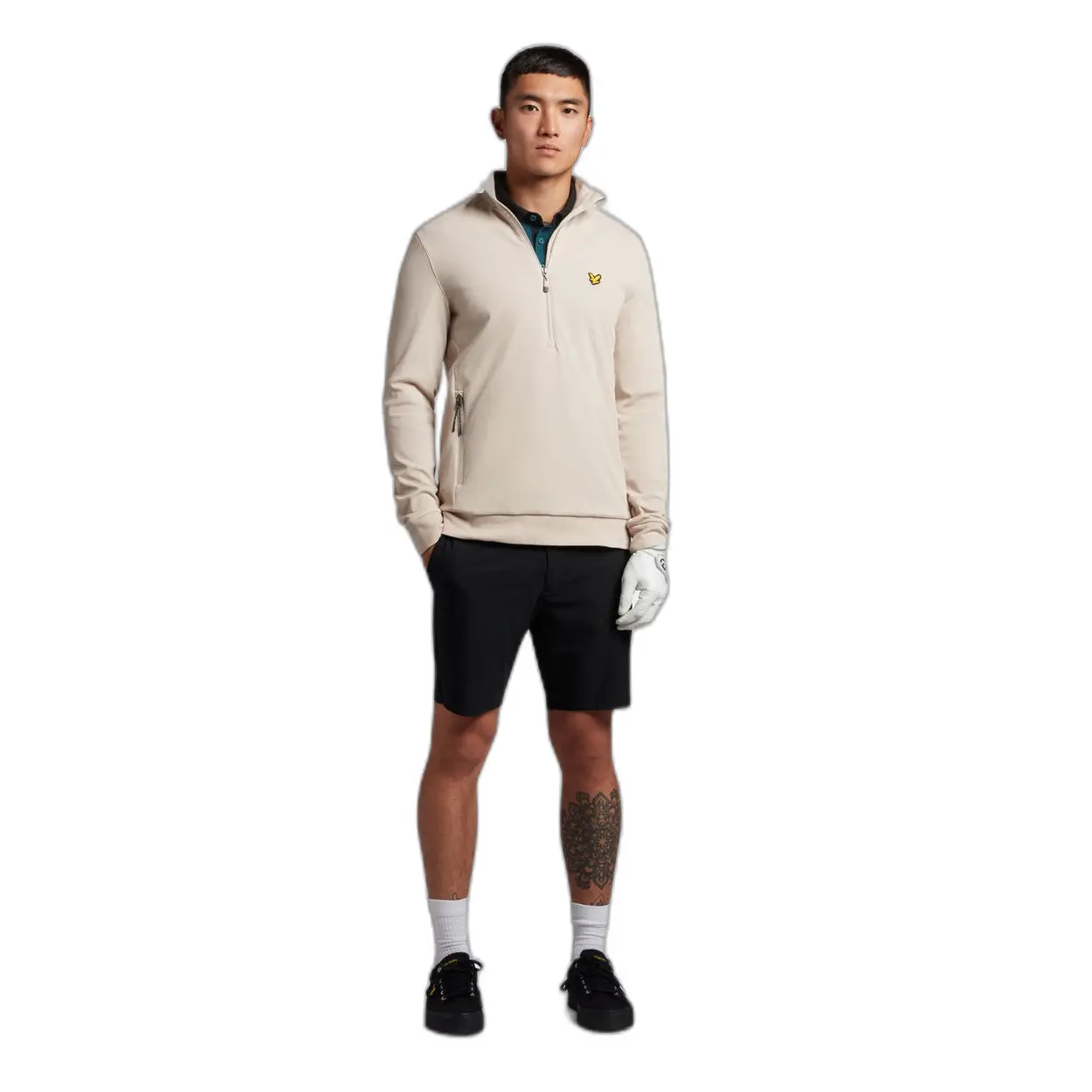 LYLE & SCOTT AIRLIGHT SHORTS - JET BLACK