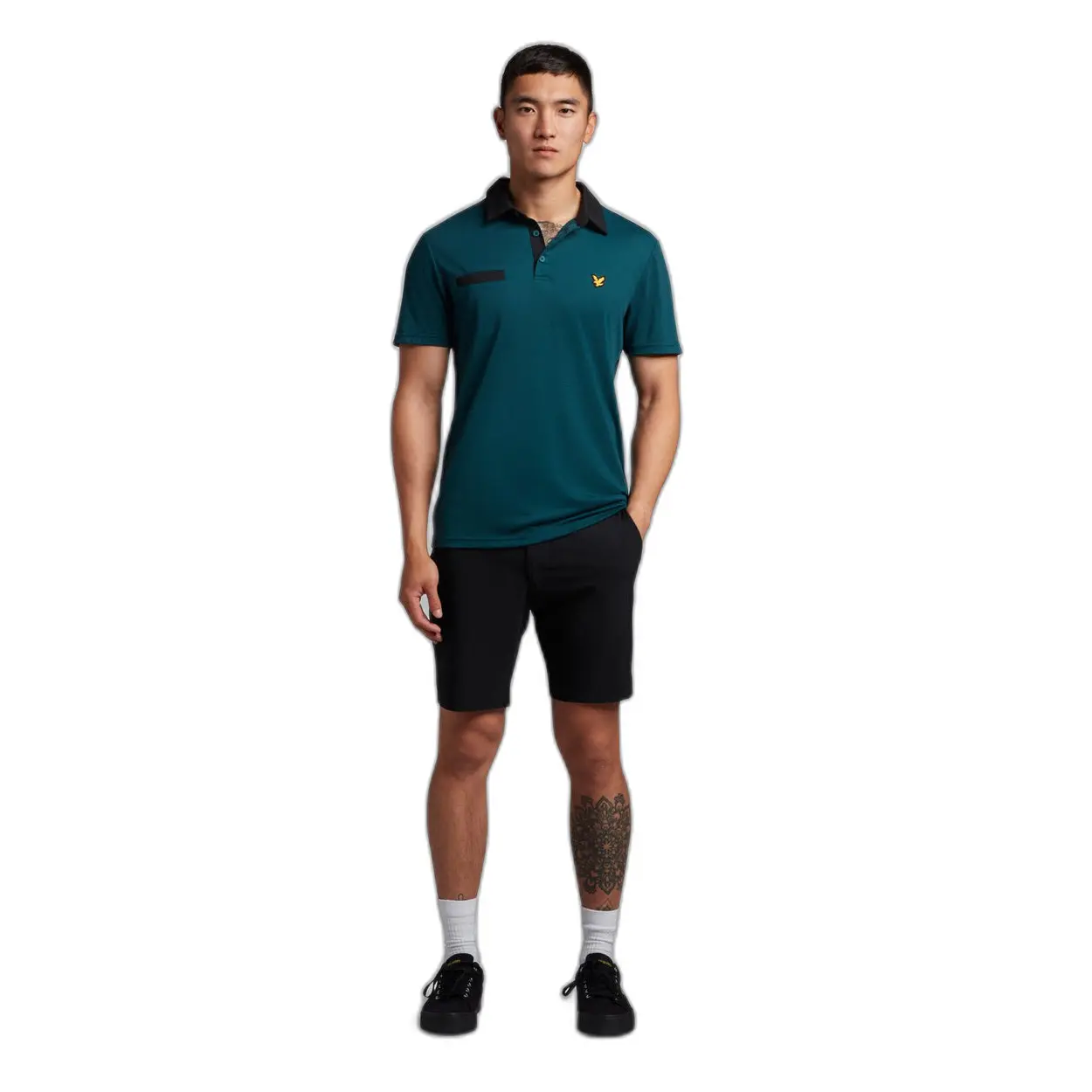 LYLE & SCOTT AIRLIGHT SHORTS - JET BLACK