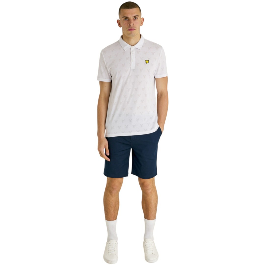 LYLE & SCOTT GOLF STRETCH CHINO SHORTS - DARK NAVY