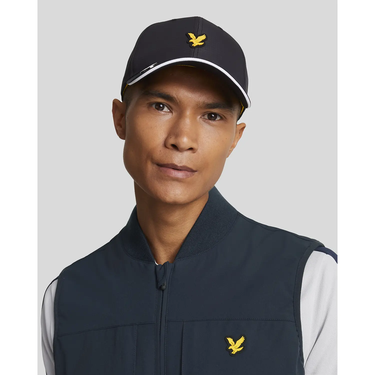 LYLE & SCOTT TECH GOLF GILET - DARK NAVY
