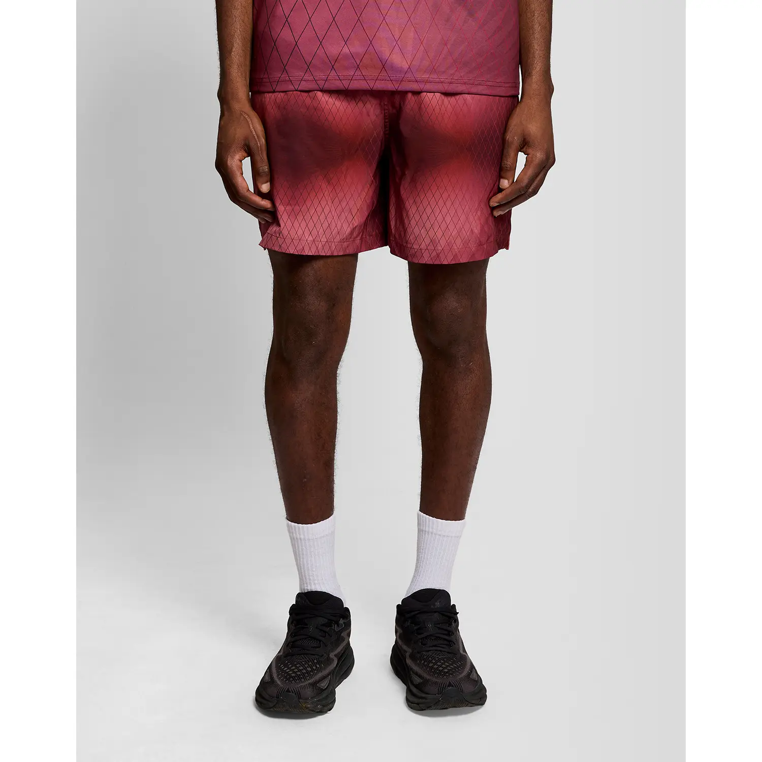 LYLE & SCOTT MONOGRAM PRINTED SWIM SHORT - FIG