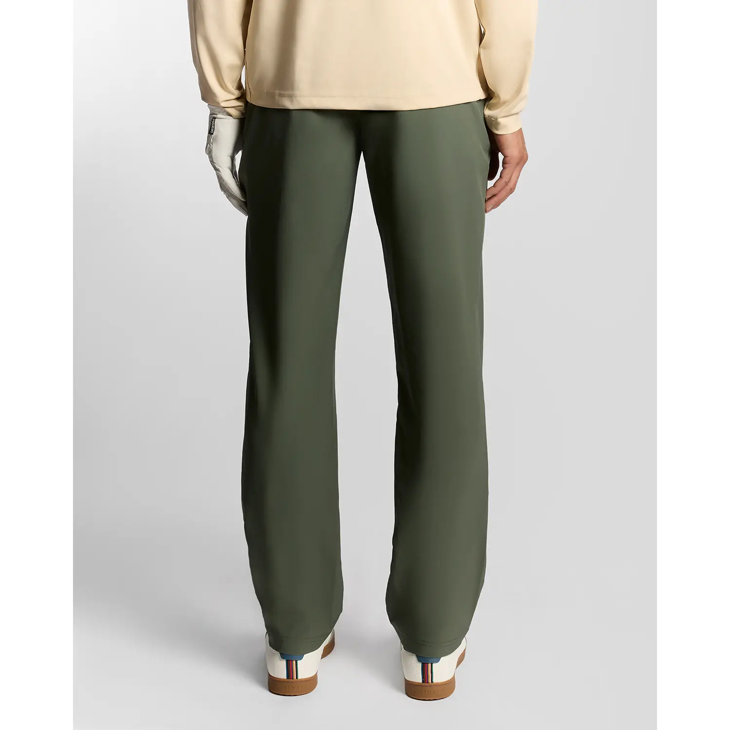LYLE & SCOTT 5 POCKET GOLF TROUSERS - CACTUS GREEN