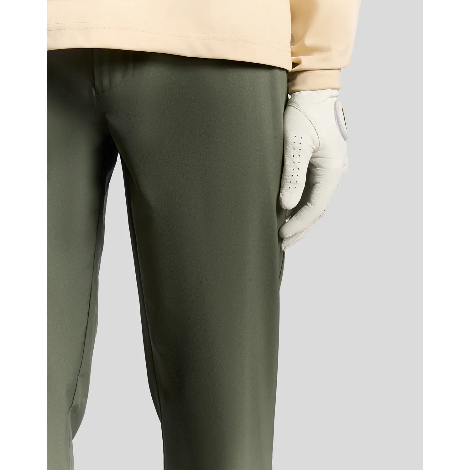 LYLE & SCOTT 5 POCKET GOLF TROUSERS - CACTUS GREEN