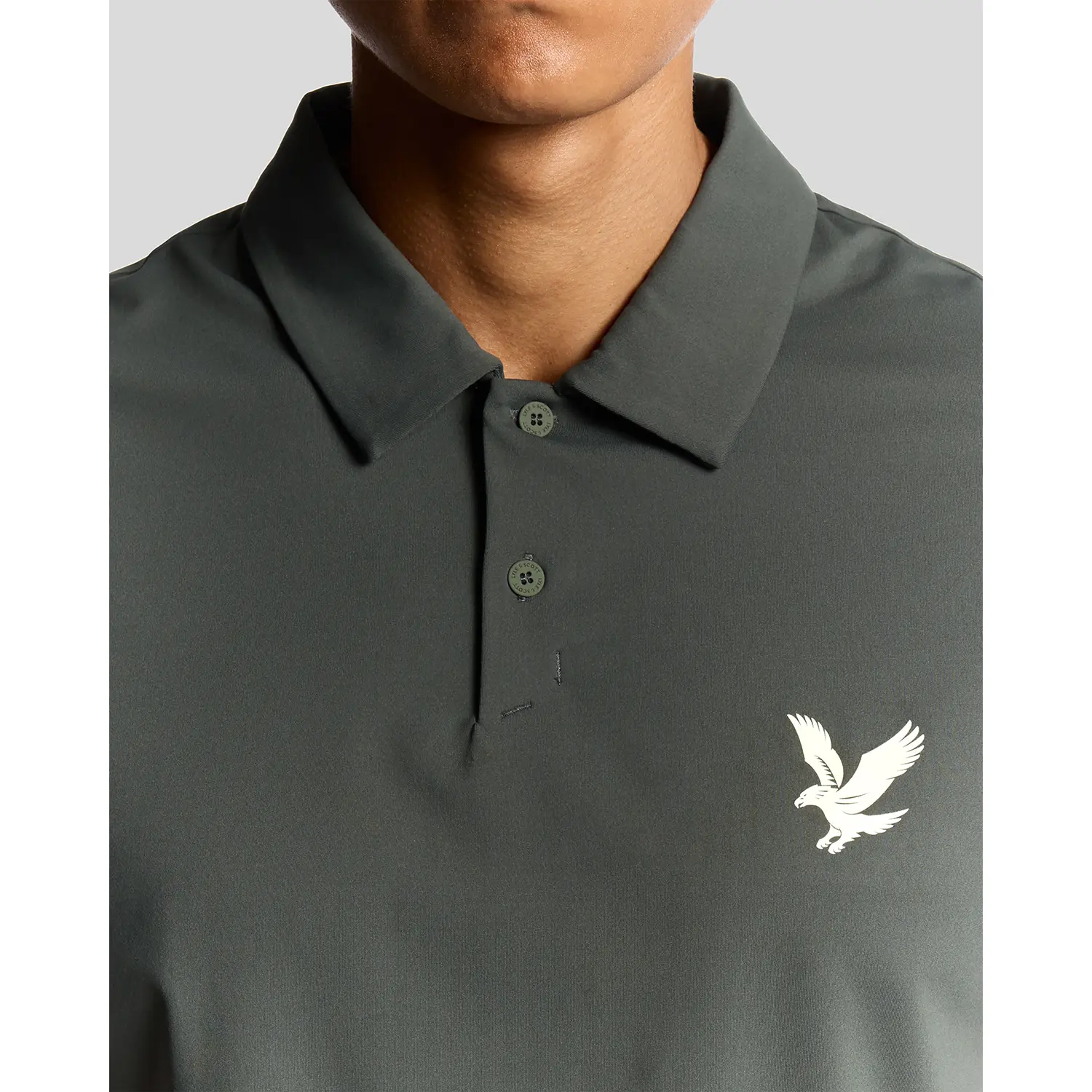 LYLE & SCOTT GOLF COURSE POLO SHIRT - GRANITE