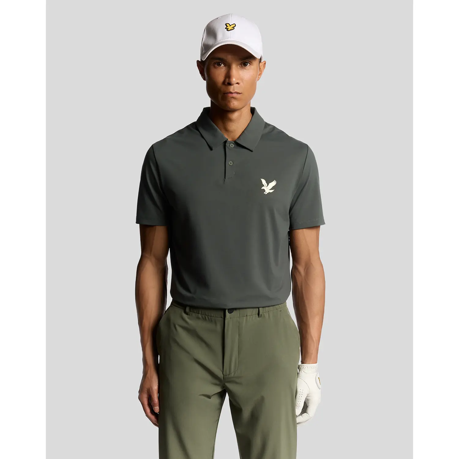 LYLE & SCOTT GOLF COURSE POLO SHIRT - GRANITE