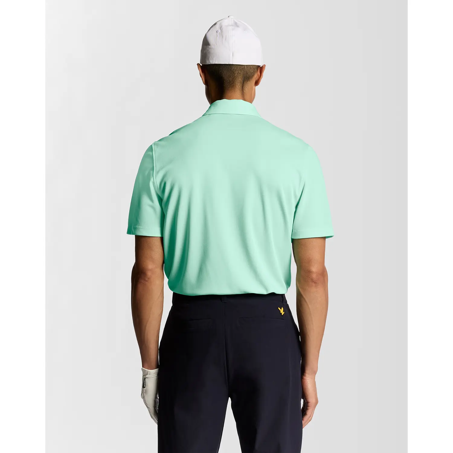 LYLE & SCOTT GOLF TOUR POLO SHIRT - TINTED AQUA