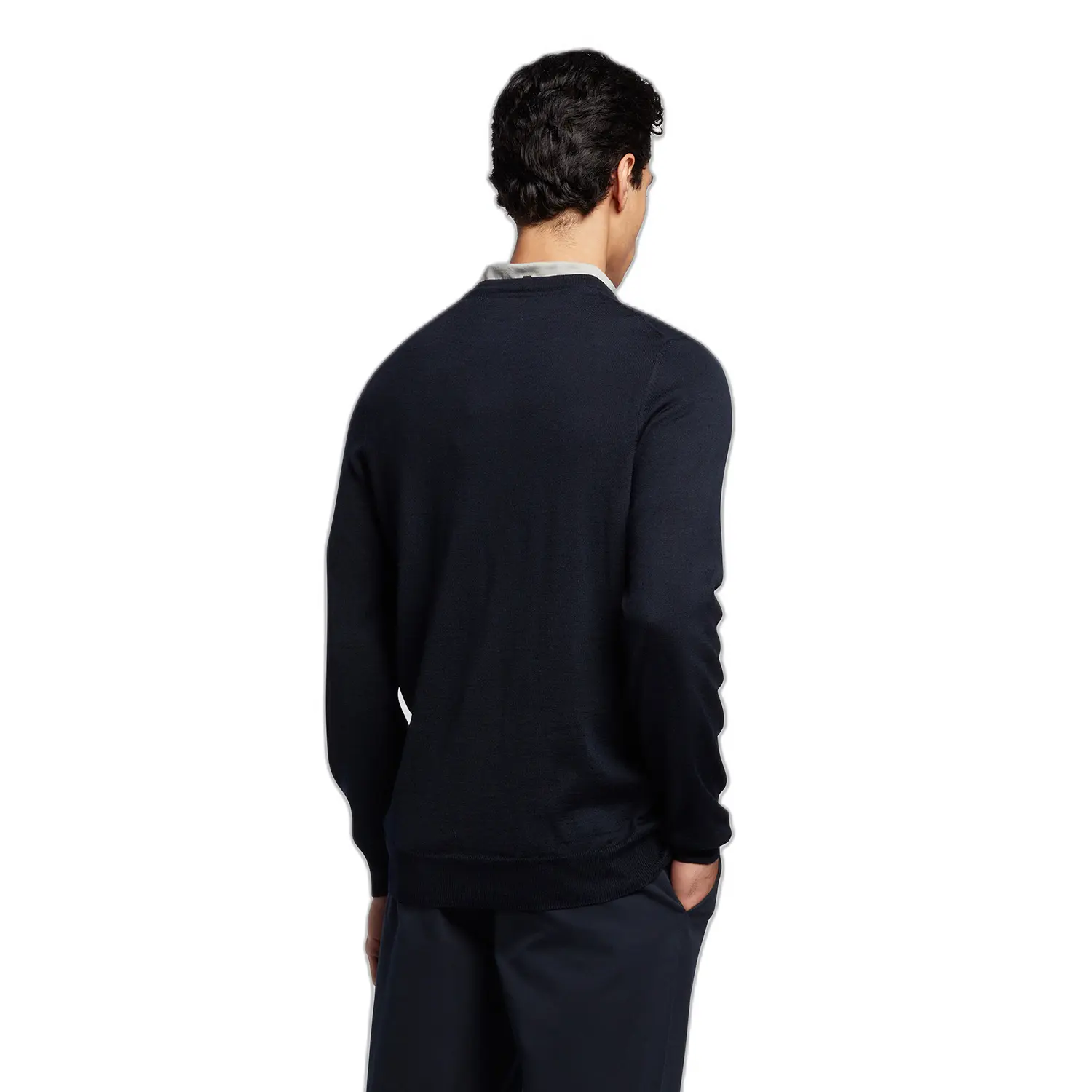 LYLE & SCOTT GOLF V NECK PULLOVER - DARK NAVY