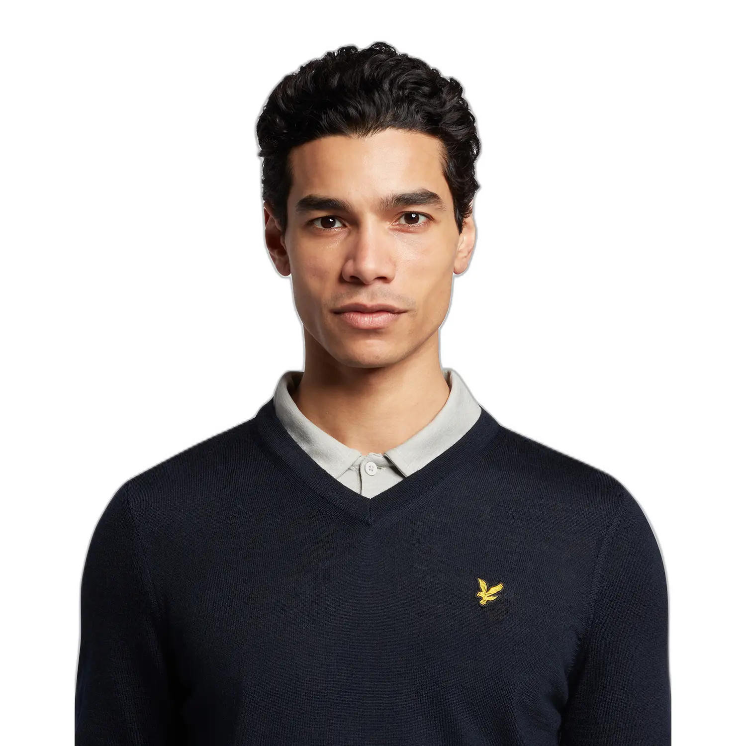 LYLE & SCOTT GOLF V NECK PULLOVER - DARK NAVY