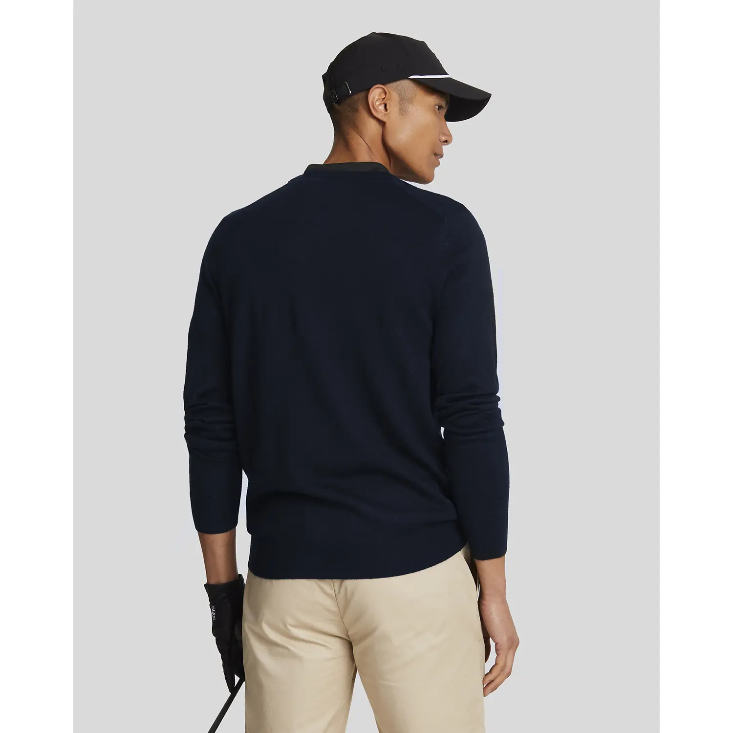 LYLE & SCOTT GOLF V NECK PULLOVER - DARK NAVY