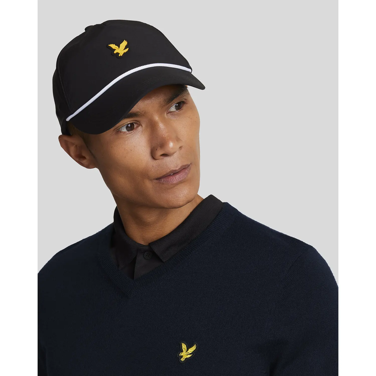 LYLE & SCOTT GOLF V NECK PULLOVER - DARK NAVY