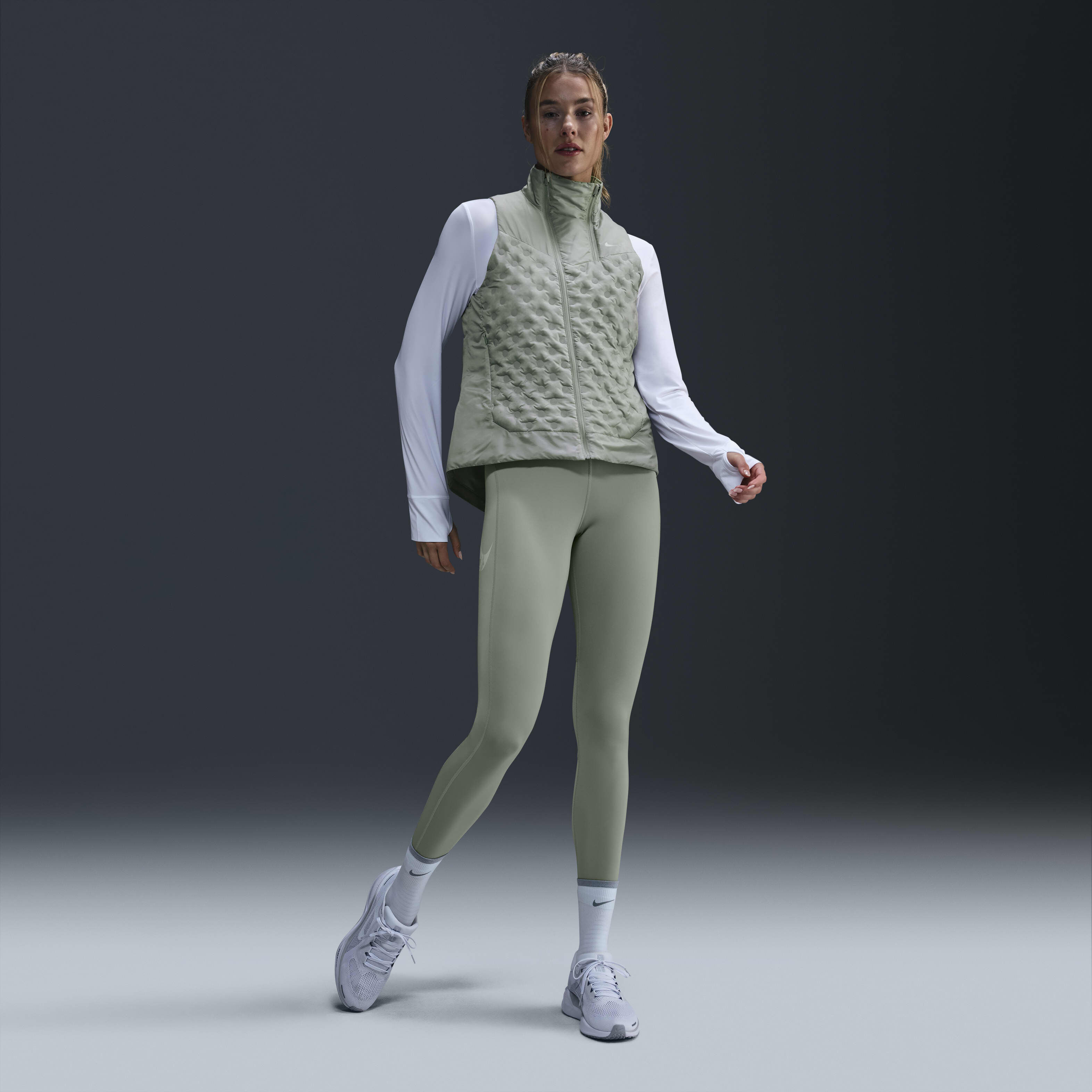NIKE W SWSH HBR TIGHT - JADE HORIZON
