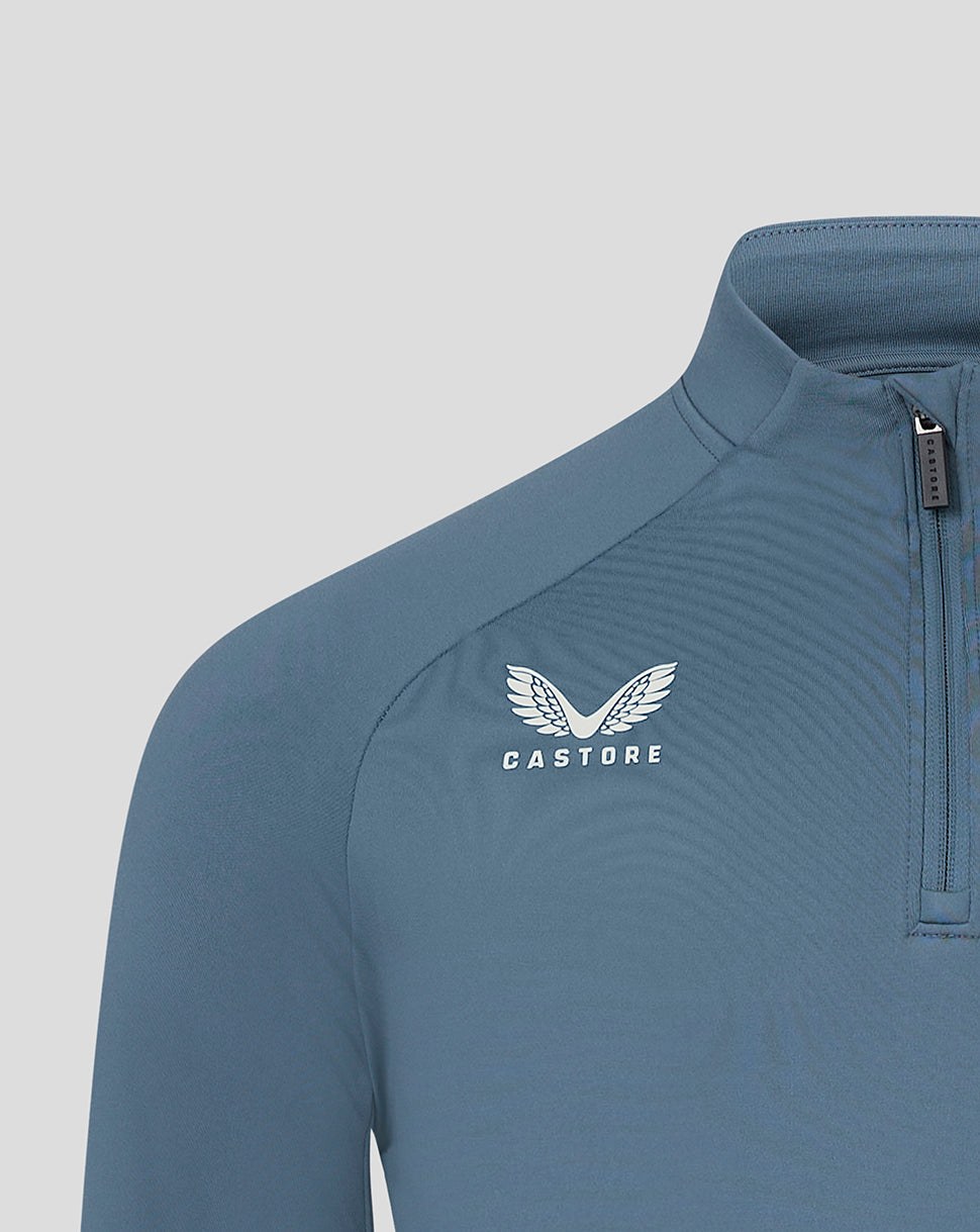 CASTORE LEINSTER 1/4 ZIP MID LAYER - BERING SEA