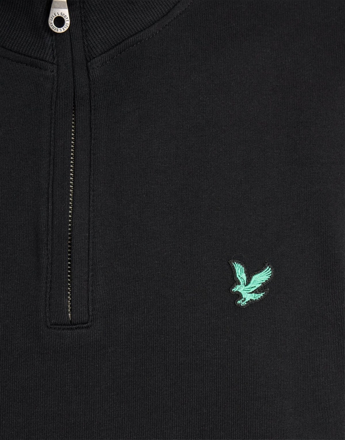 LYLE & SCOTT GOLF QUARTER ZIP MIDLAYER - JET BLACK