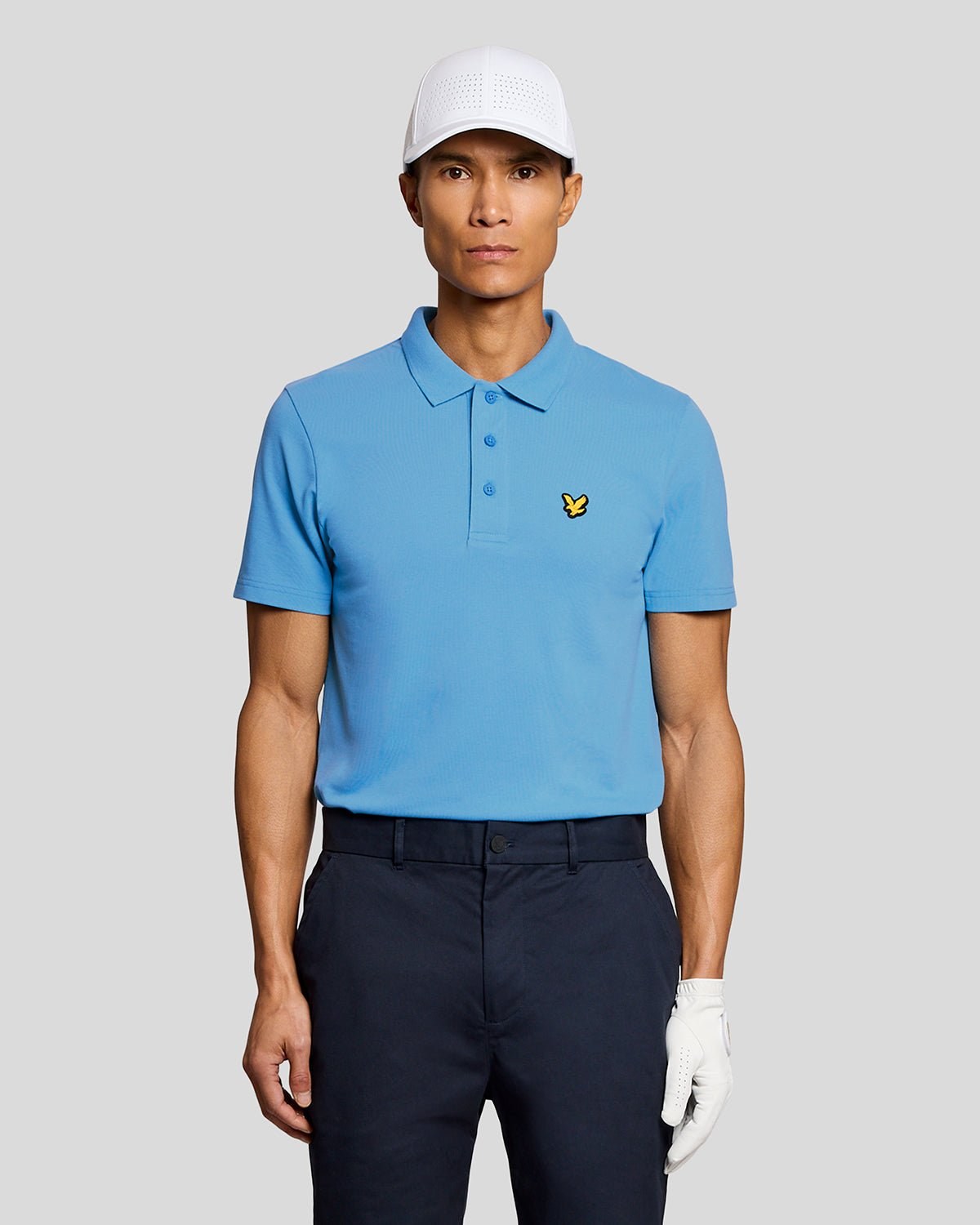 LYLE & SCOTT GOLF CORE POLO - NITROGEN