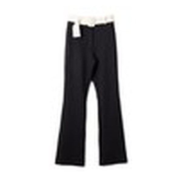 VIKTOR & ROLF 70S BUCKLE TROUSERS - BLACK