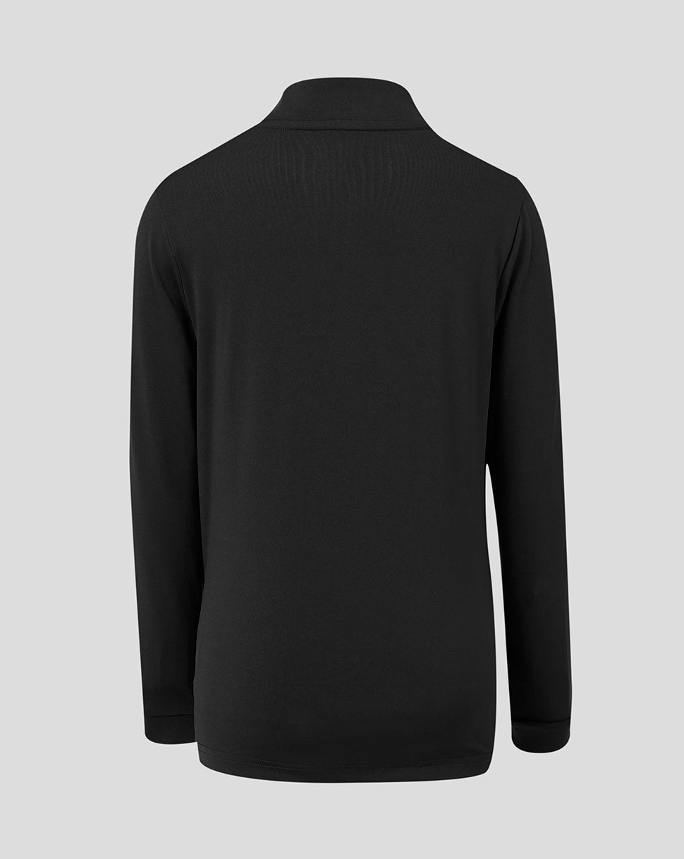 CASTORE FAI COACHES 1/4 ZIP MIDLAYER JUNIOR - CAVIAR