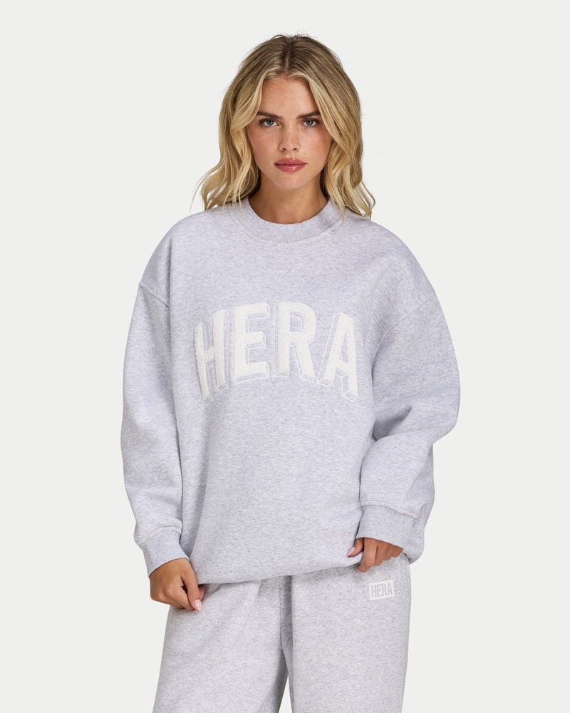 HERA WOMENS 365 SWEATSHIRT - GREY MARL