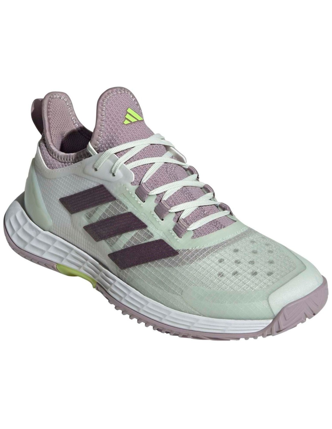 ADIDAS ADIZERO UBERSONIC 4.1 WOMENS TENNIS SHOES - GREEN/MAUVE