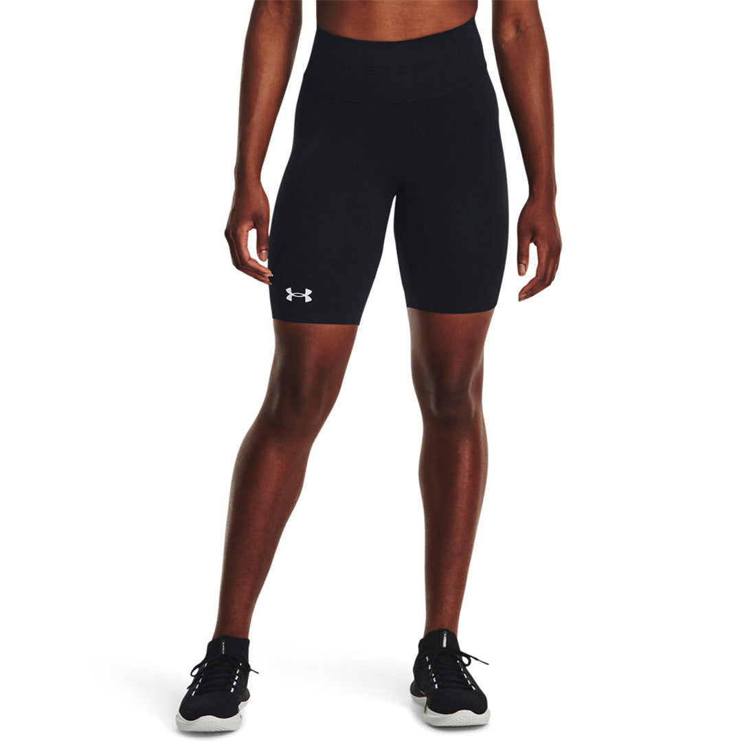 UNDER ARMOUR UA TRAIN SEAMLESS SHORT - BLACK / WHITE