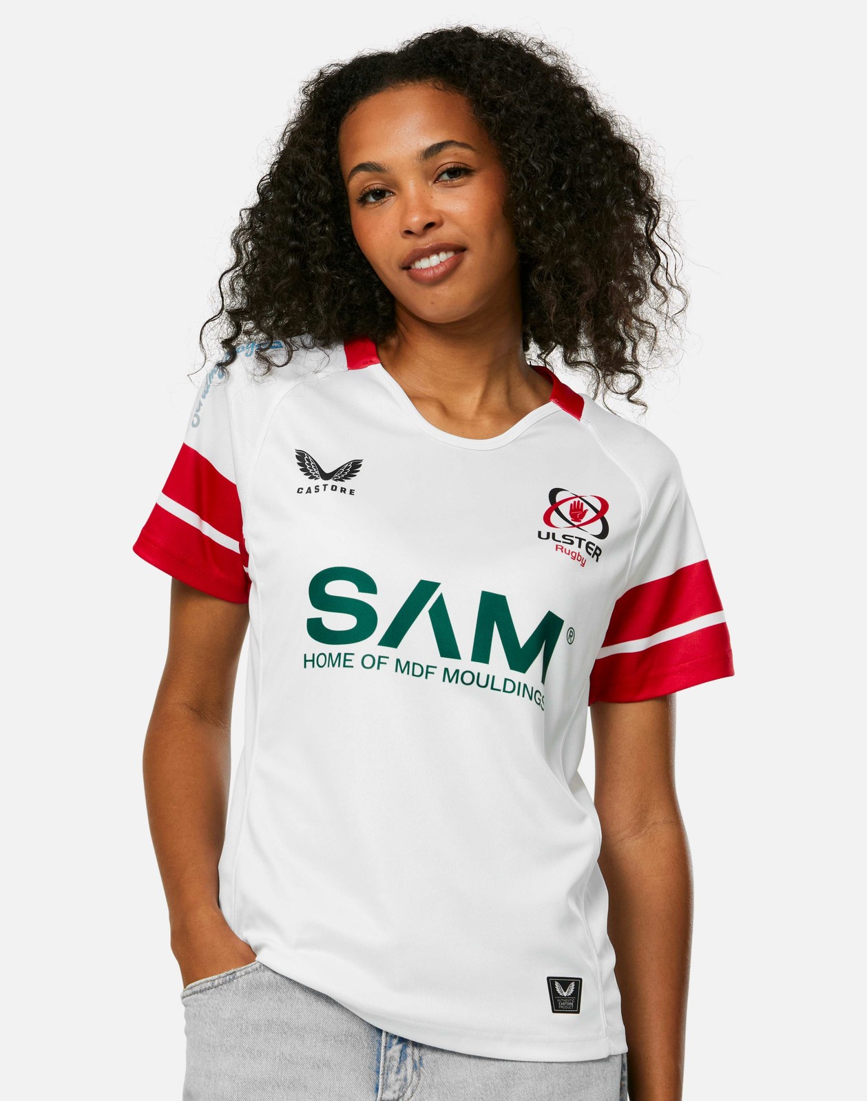 CASTORE ULSTER REPLICA HOME JERSEY 2025 WOMENS - WHITE