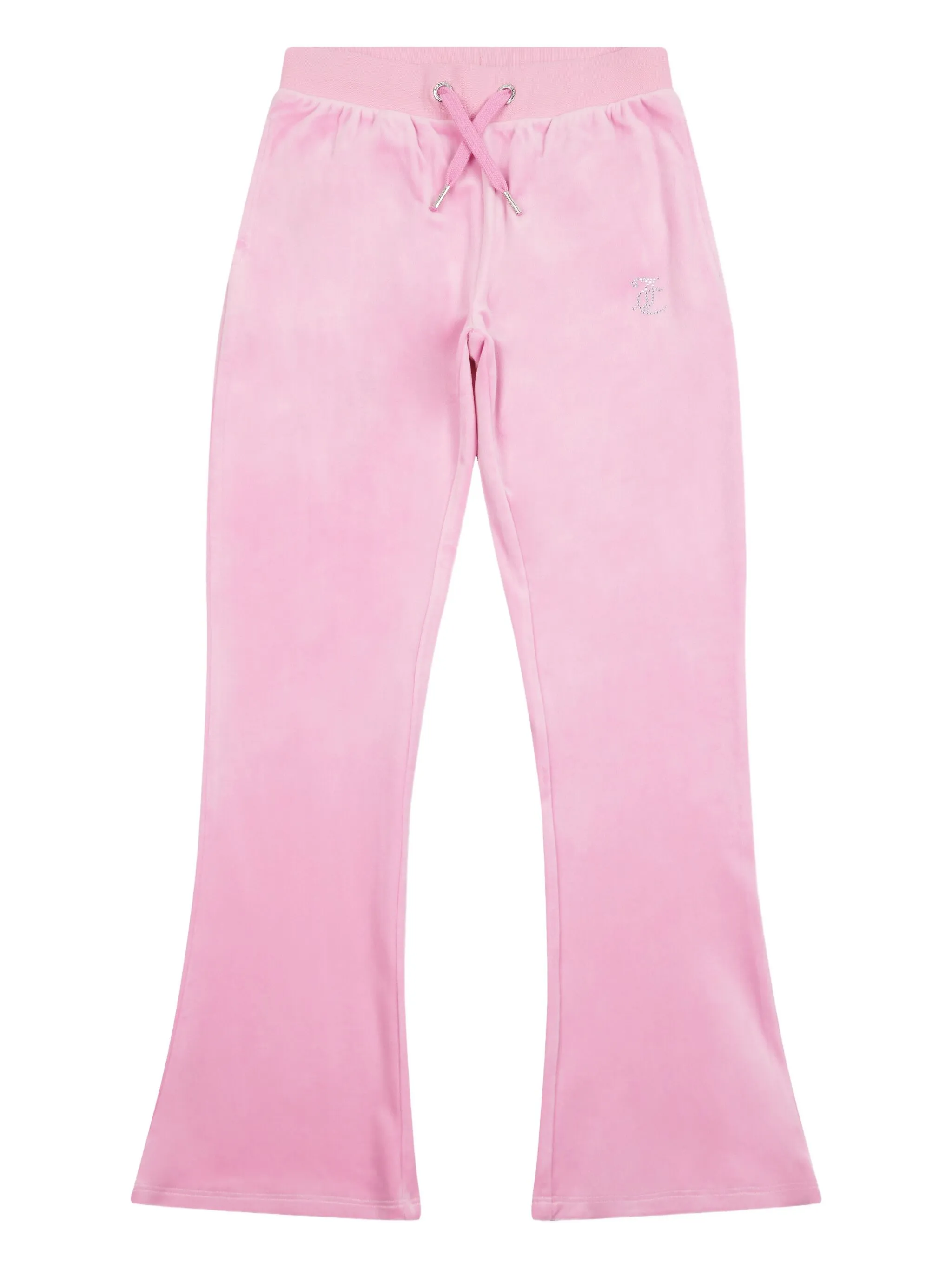 JUICY COUTURE DIAMANTE VELOUR BOOTCUT - PINKY LILAC