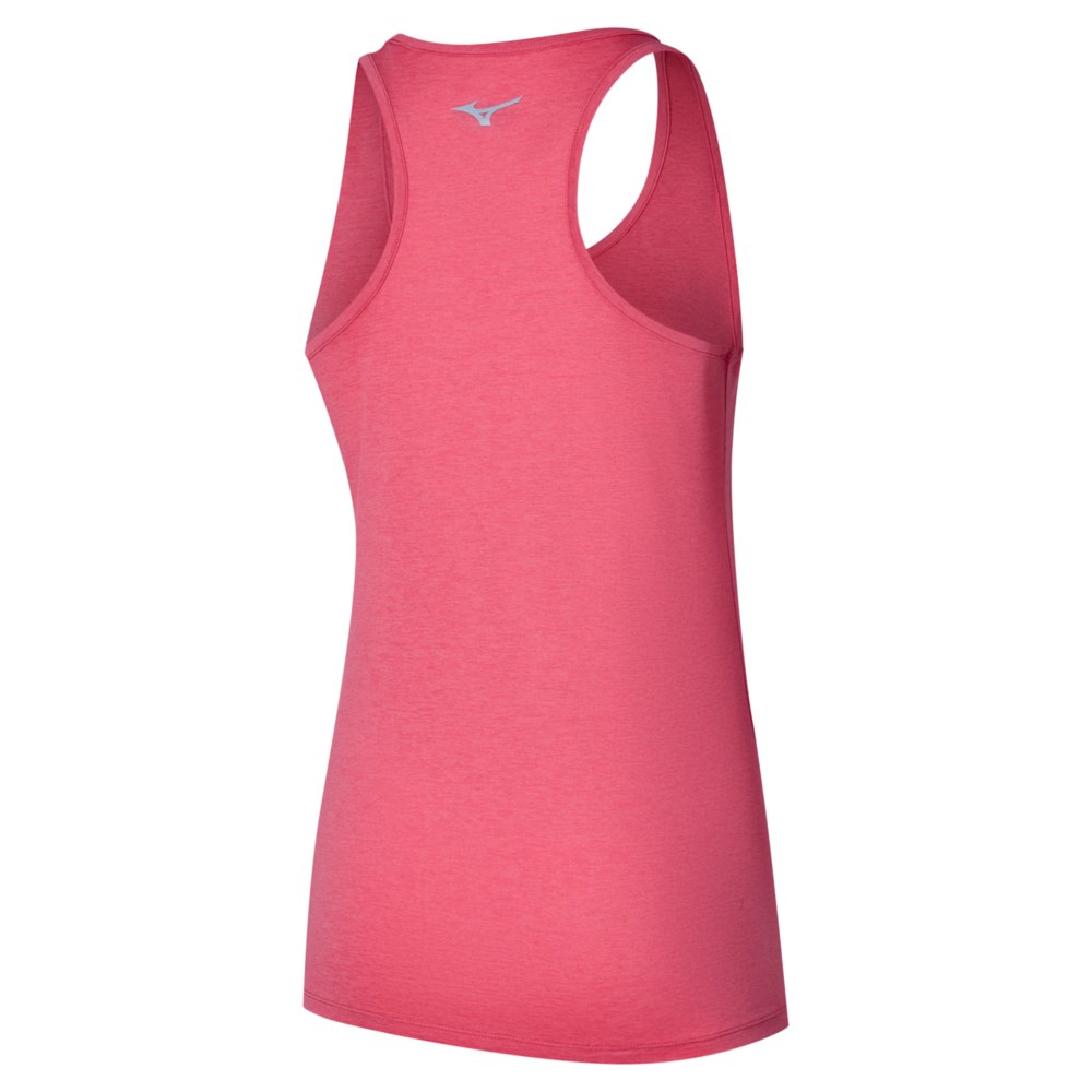 MIZUNO WOMENS IMPULSE CORE TANK - CAMELLIA ROSE