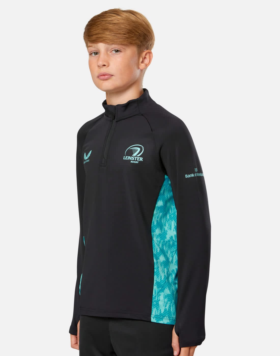 CASTORE LEINSTER PERFORMANCE MIDLAYER TOP JUNIOR - BLUE GRAPHITE/BLUE RADIANCE