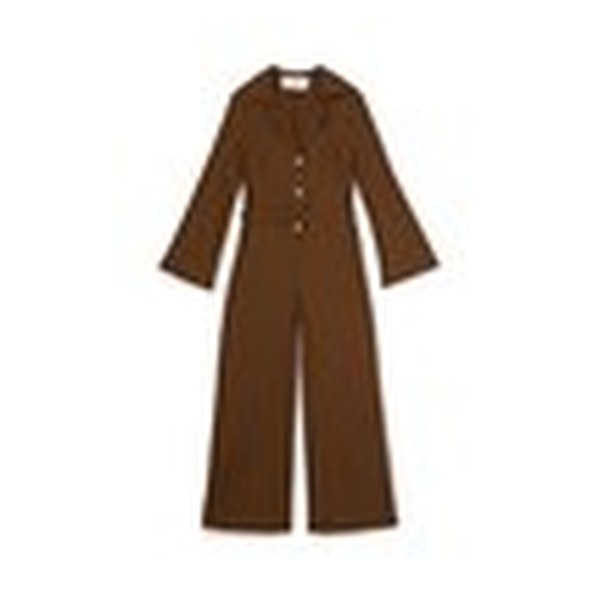 VIKTOR & ROLF RIB JUMPSUIT - BROWN