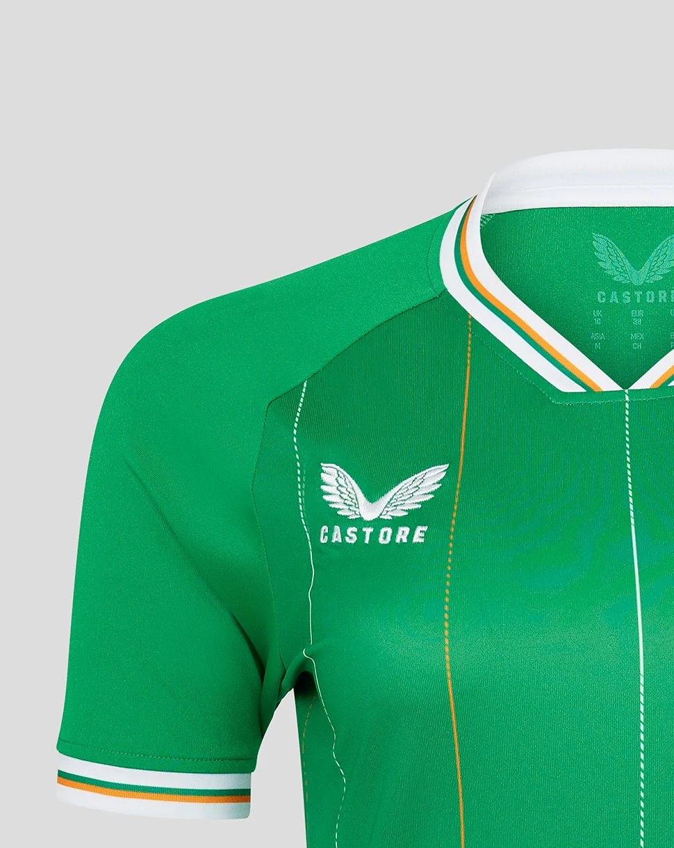 CASTORE FAI REPLICA HOME SS JERSEY WOMENS - JOLLY GREEN, BRILLIANT WHITE, BRIGHT MARIGOLD