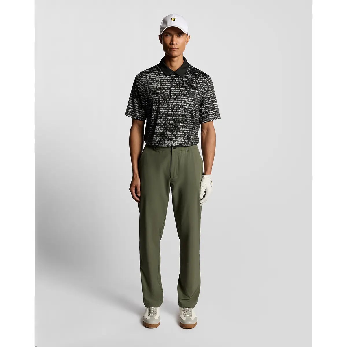 LYLE & SCOTT GOLF DIVOT POLO SHIRT - JET BLACK