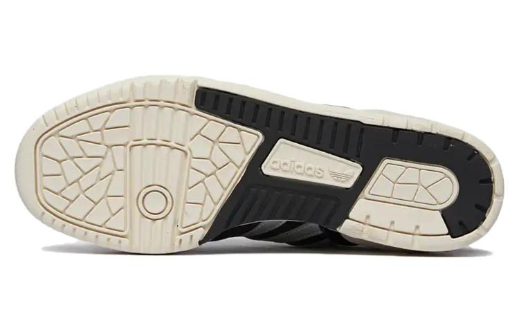ADIDAS ORIGINALS RIVALRY LOW CONSORTIUM TRAINERS - CORE BLACK / SILVER METALLIC / GREY ONE