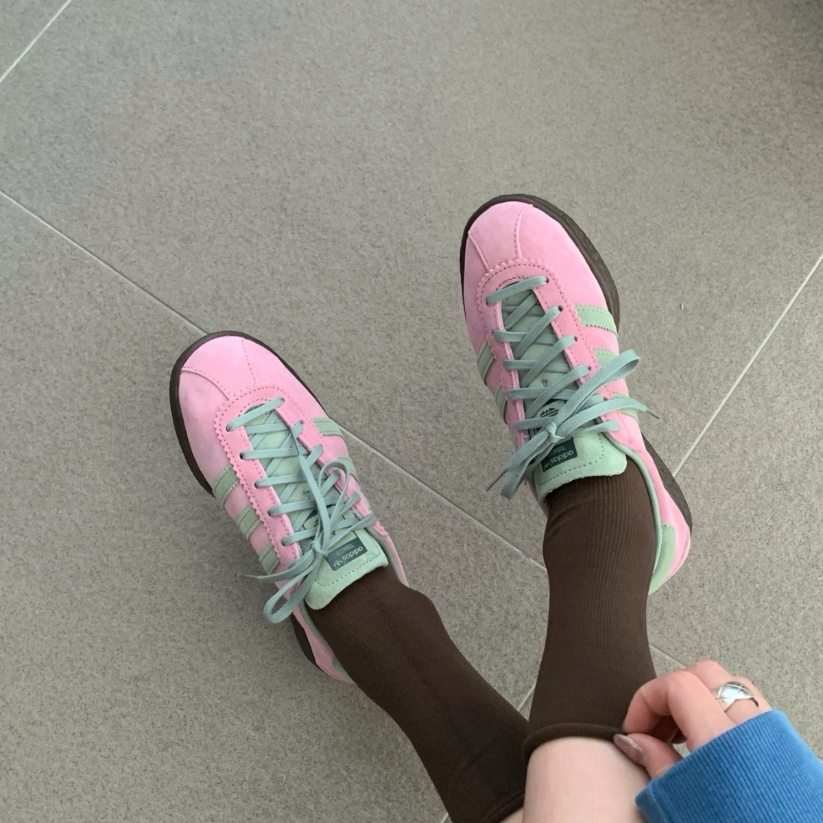 ADIDAS ORIGINALS TOBACCO TRAINERS